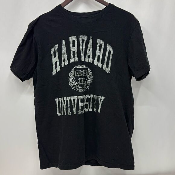 Men’s Harvard University black shirt sz L - Picture 1 of 2